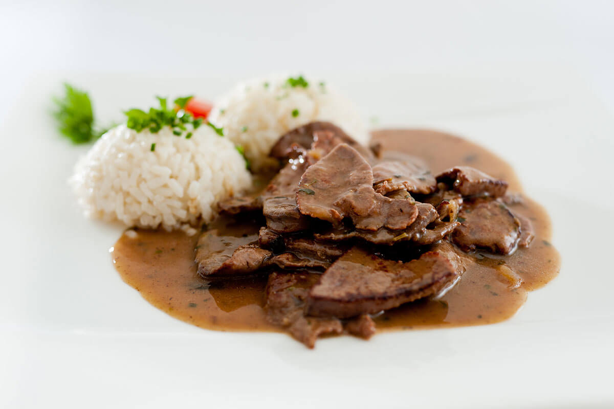 "Gröstel" with rice - Hotel Gasthof zur Sonne